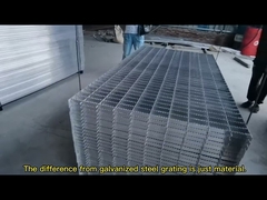 Gegalvaniseerd zilver stalen rooster voor buitenriolering geruite plaat