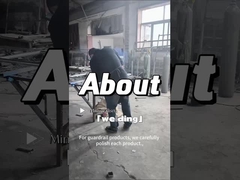 1.2m posthoogte gelast gaas hek met stalen paal en 50x50mm grootte