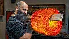 Hoe ik met de hand een kapmes smeedde van prikkeldraad