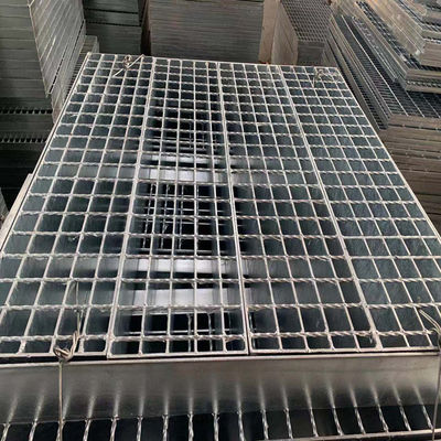 304 Stainless Galvanized Press Locked Steel Bar Gratings With Mild Steel Material