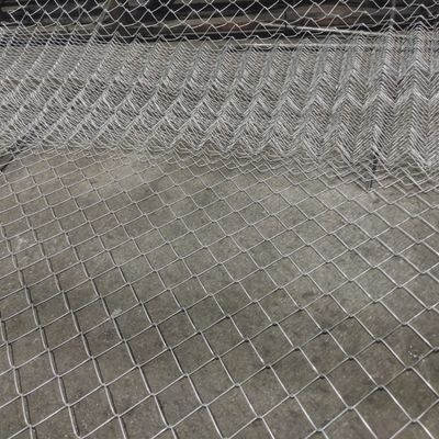 Height 1.8m Chain Mesh Security Fencing Round Post For Safety Protection