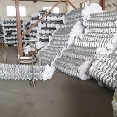 Maas 90*90mm Gegalvaniseerde keten omheining voor bouwplaats