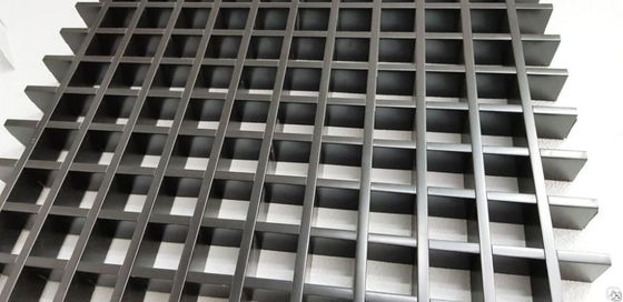 Zilveren staal platte staaf industriële vloerrooster met een textuur van roestvrij staal