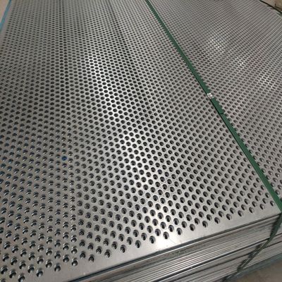 3mm Hole Diameter anti slip perforated metal sheet 4' X 8' Size