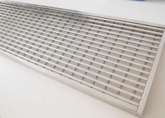 Schilderend 304/316 Roestvrij staalgrating Geul 25*5mm van de Afvoerkanaaldekking Zwembad
